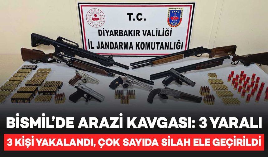 Bismil’de aileler arasında silahlı arazi kavgası: 3 yaralı