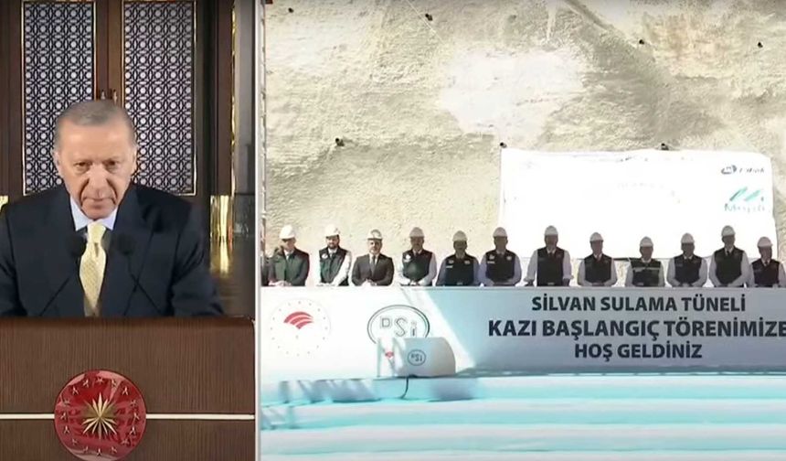 Cumhurbaşkanı Erdoğan: Silvan Projesi ile 2 milyon 350 bin dekar araziyi suyla buluşturacağız