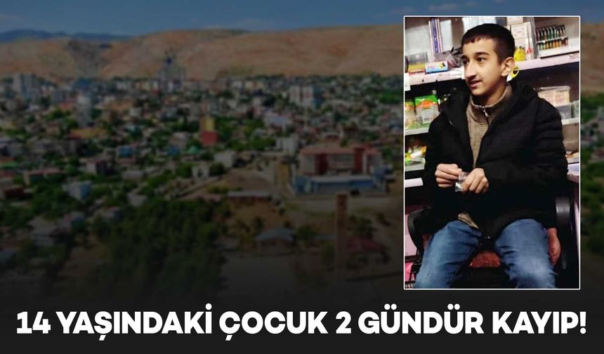 Diyarbakır’da 14 yaşındaki çocuk, esrarengiz bir şekilde ortadan kayboldu