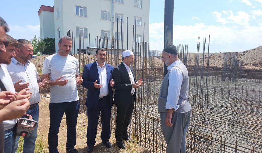 Kooperatif’te Safa Camii’nin Temeli Dualarla Atıldı