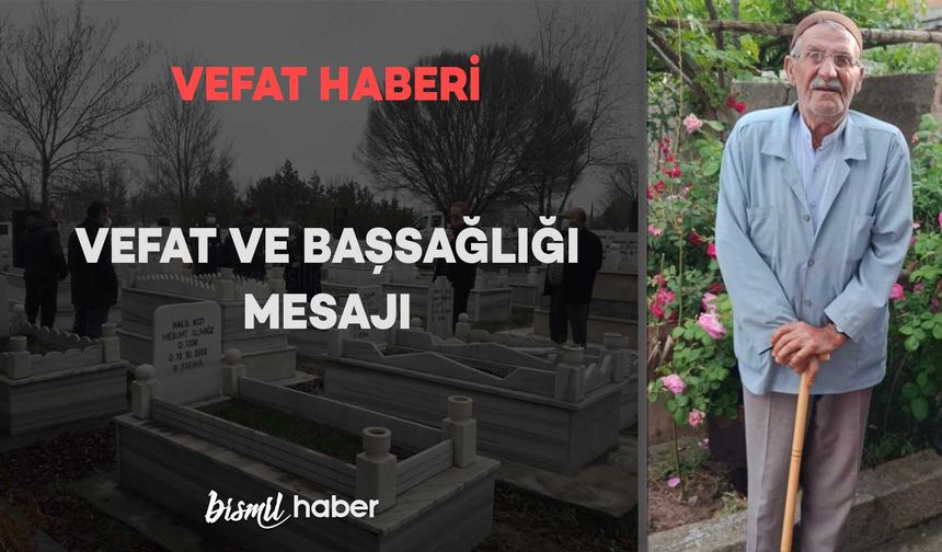 Baharlı Köyünden Hacı Ali Kılınç vefat etmiştir