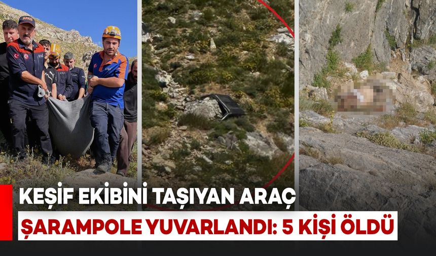 Batman'da şarampole yuvarlanan otomobilde 5 kişi öldü