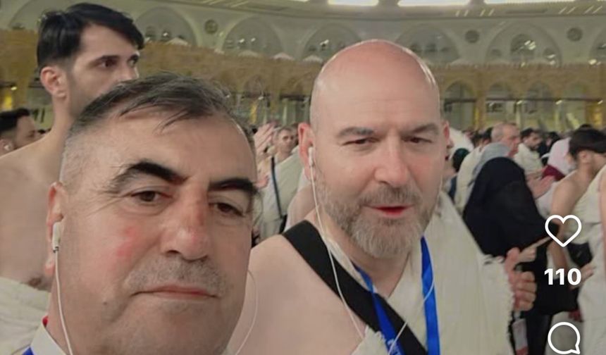Sosyal medyada paylaşıldı: Süleyman Soylu hacca gitti, Yanında Diyarbakırlı  işadamı Tahsin Arslan’da var