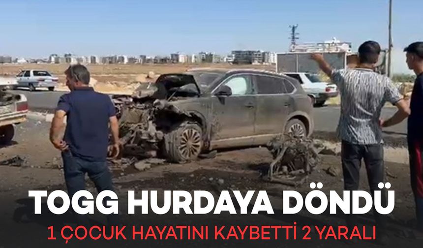 Feci Kaza: TOGG Hurdaya Döndü, 1 Çocuk Hayatını Kaybetti 2 yaralı