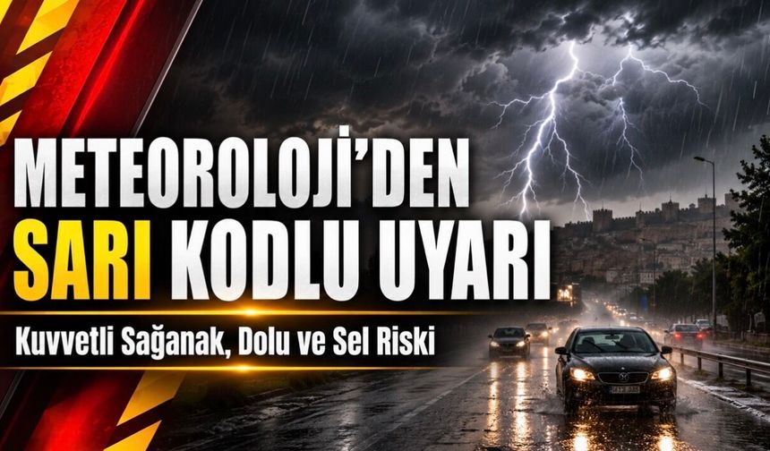 Diyarbakır ve Çevresinde Kuvvetli Sağanak Alarmı