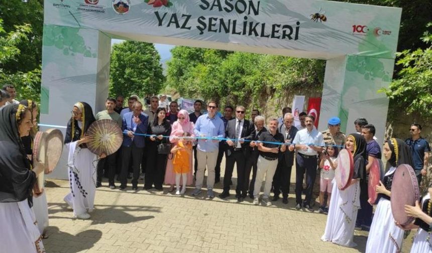 Sason'un İlk Yaz Şenliği Renkli Görüntülere Sahne Oldu
