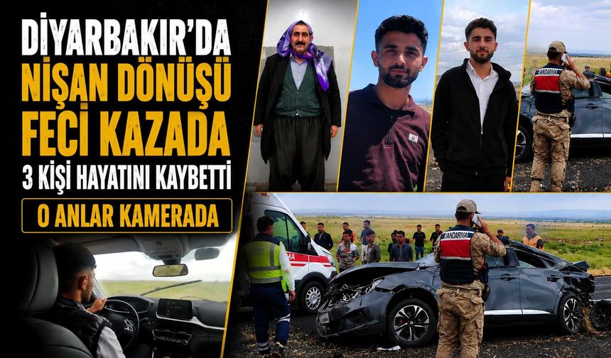Nişan dönüşü 2 kişinin öldüğü kazanın görüntüleri ortaya çıktı