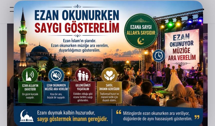Ezan Saygısı Unutuluyor Mu? Vatandaşlardan Düğünlerde Duyarlılık Çağrısı