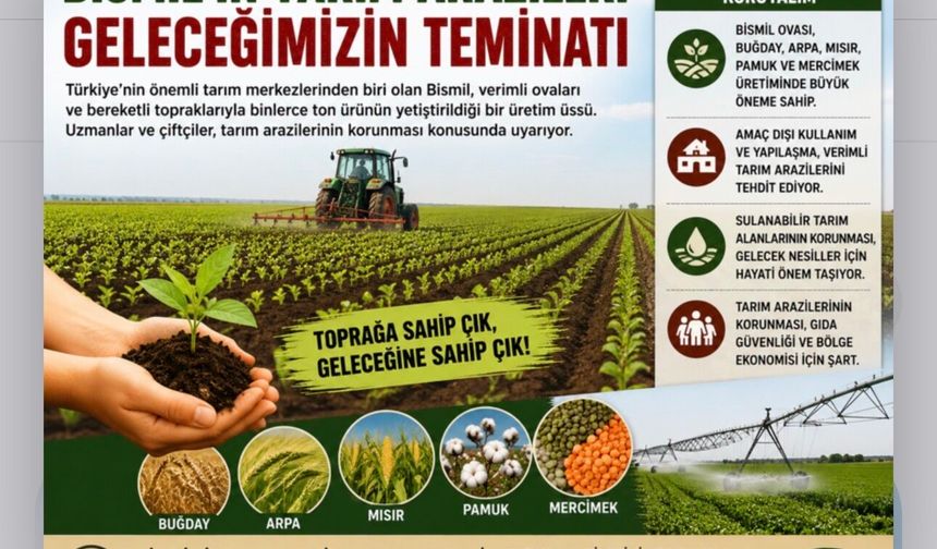 Tarımın Başkenti Bismil’de Toprak Hassasiyeti