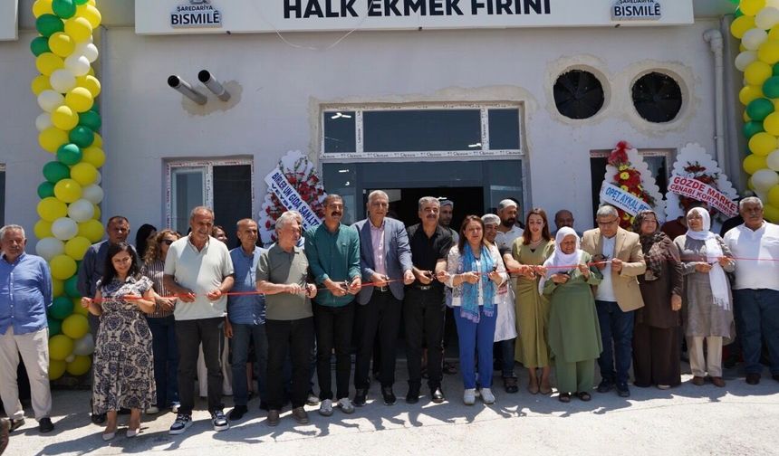 Bismil'de Halk Ekmek Fabrikası Resmen Hizmete Açıldı: Günlük 10 Bin Ekmek Üretilecek