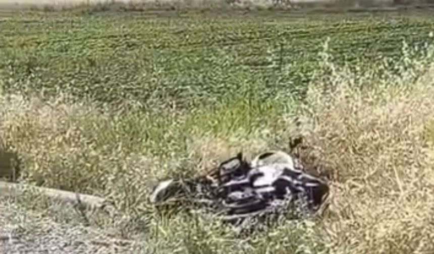 Bismil'de Motosiklet Kazası: Virajı Alamayan Sürücü Yaralandı