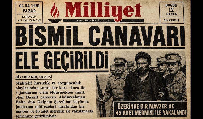 Tarih Sayfalarından: 1961'de "Bismil Canavarı" Nasıl Yakalandı?