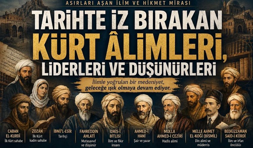 Asırları Aşan Bir Miras: Kürt Âlimleri ve Düşünürleri Hafızalarda Yaşamaya Devam Ediyor