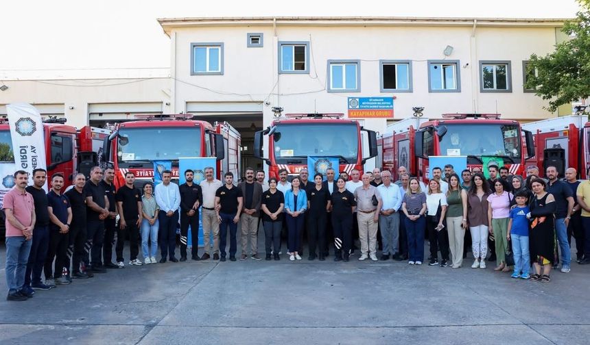 Diyarbakır Büyükşehir Belediyesi İtfaiye Filosunu 20 Yeni Araçla Güçlendiriyor