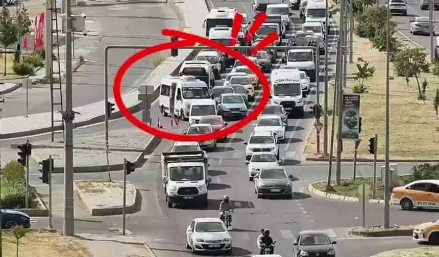 Diyarbakır trafiğinde kurallara uymayan sürücülere dronlu şok