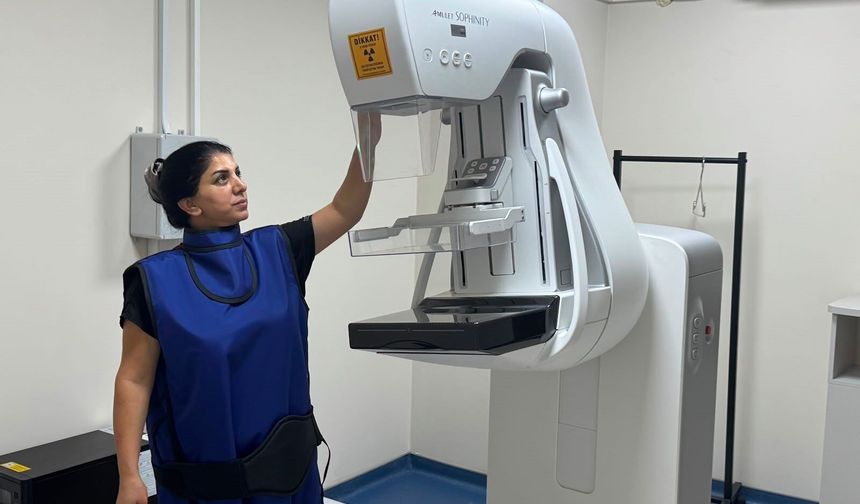Diyarbakır'da Kanser Erken Teşhiste Yeni Mamografi Cihazı Hizmete Girdi