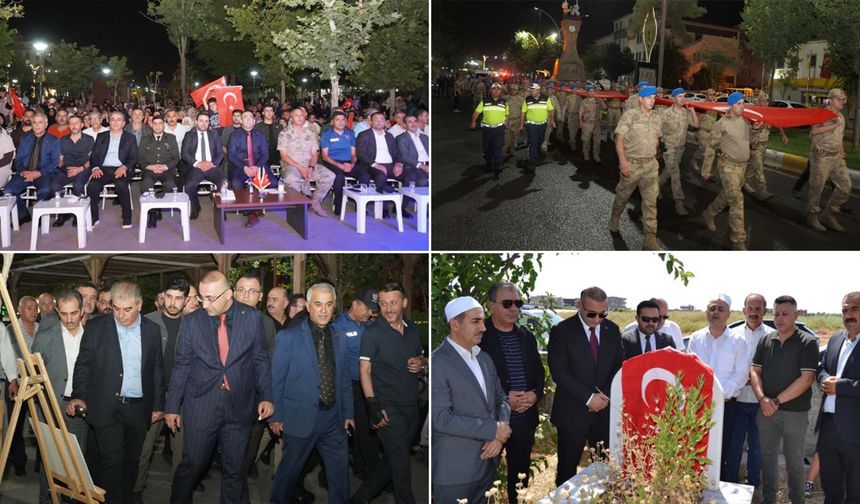 Bismil’de 15 Temmuz Şehitlerini Anma Programı Düzenlendi