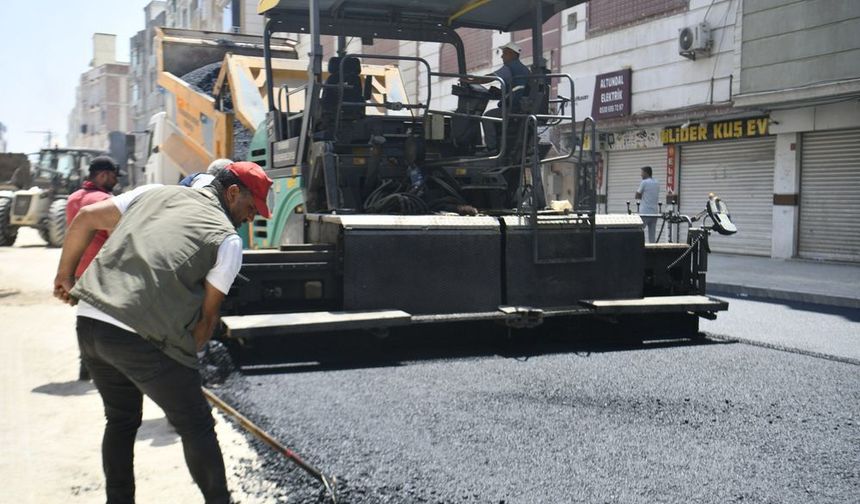 Bismil Dicle Caddesi'nde Asfalt Seferberliği Başladı