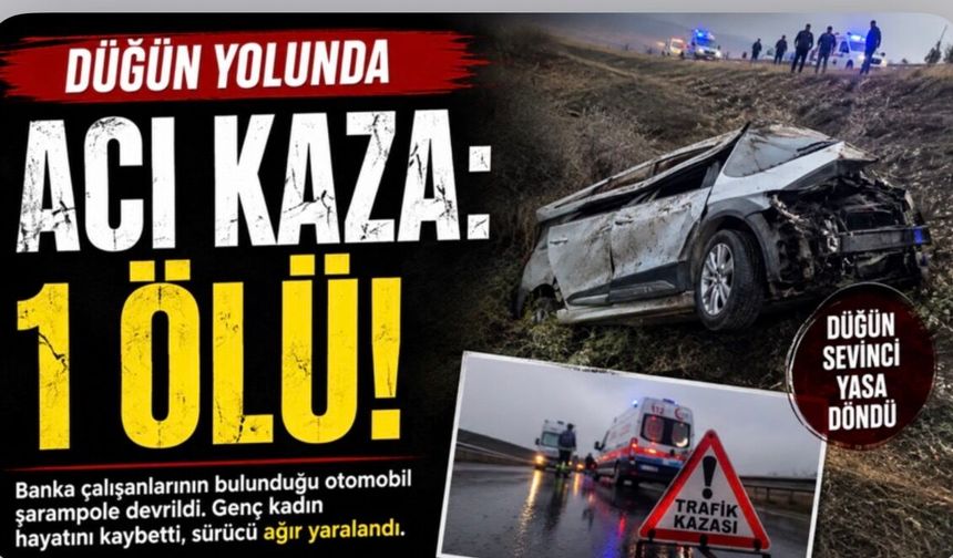 Mesai Arkadaşlarının Düğününe Giderken Can Verdiler