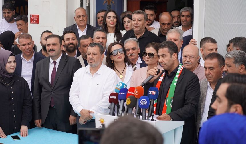 AK Parti Diyarbakır İl Başkanı Hamit Sümer göreve başladı: "Tek bir söz vermek istiyorum, çalışacağım"