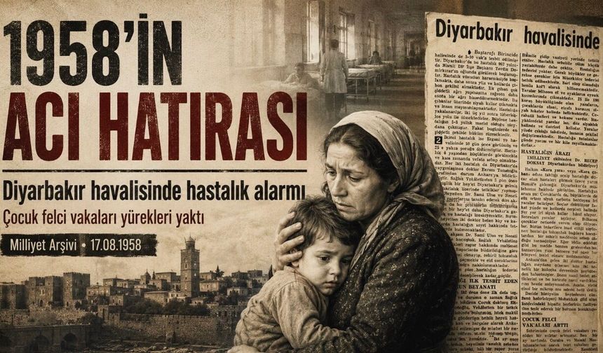 Diyarbakır Havalisinde 1958’in Acı Hatırası: Hastalıklar Köyleri Sardı, Çocuk Felci Yürekleri Yaktı