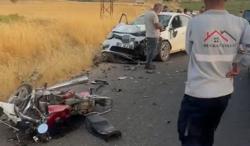 Mardin’de otomobil ile motosiklet çarpıştı: 2 can kaybı