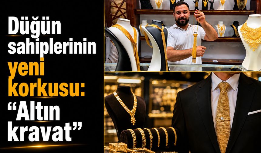 Düğünler sahiplerinin yeni korkusu: "Altın kravat"