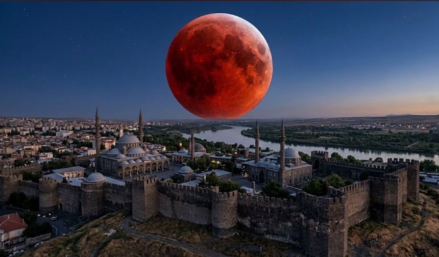 DİYARBAKIR’DA ‘KANLI AY’ HEYECANI: EN KRİTİK 13 DAKİKAYA DİKKAT!