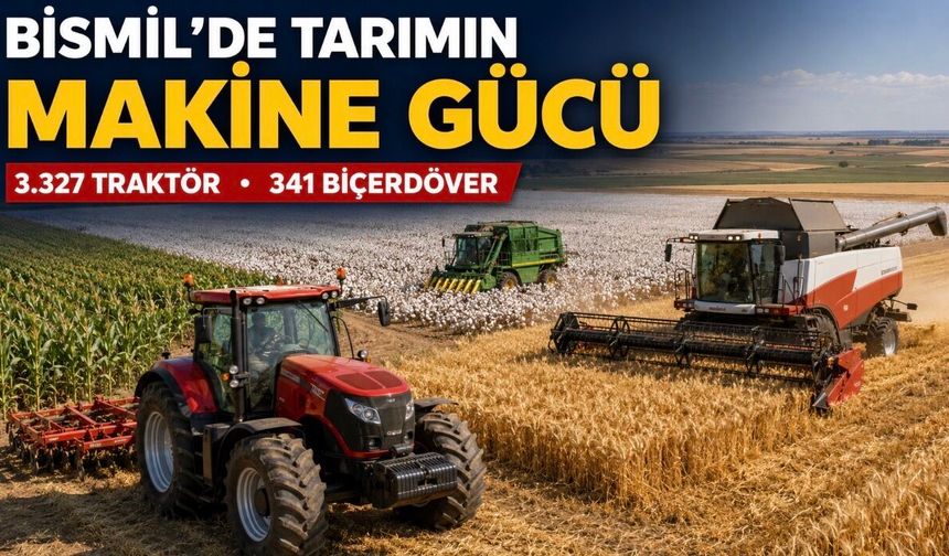 Traktör Saymak Yetmez: Bismil’de Makine Gücü Verime Dönüşmeli