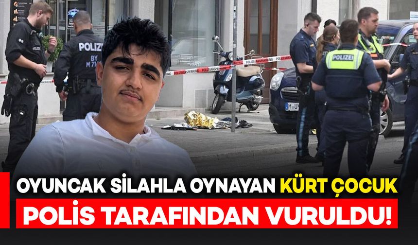Oyuncak silahla oynayan Kürt çocuk, polis tarafından vuruldu