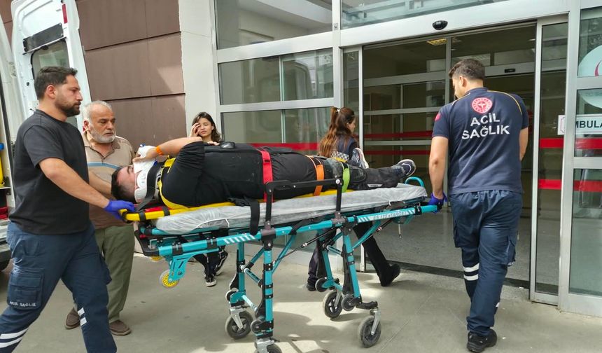 Ormaniçi yakınlarında motosiklet kazası