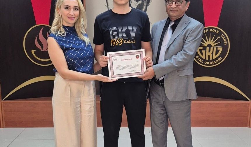 GKV öğrencisi uluslararası bilimsel araştırmada yer aldı