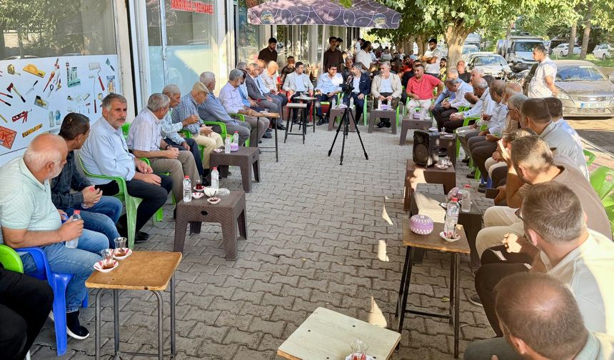 Bismil’de dertler anlatıldı, talepler not edildi