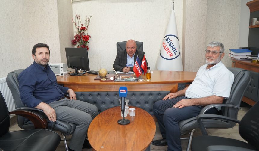 HÜDA PAR heyetinden Bismil Haber’e esnaf ziyareti