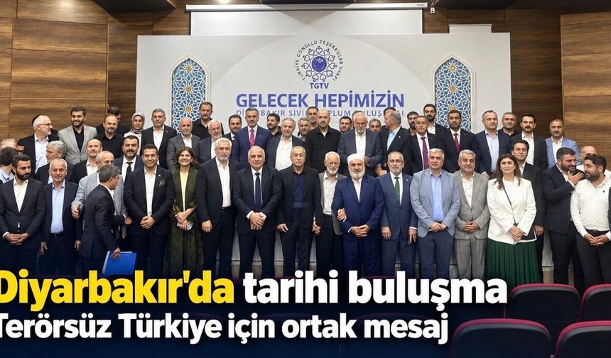 Bilal Erdoğan Diyarbakır’da mesaj verdi: Artık geleceği konuşacağız