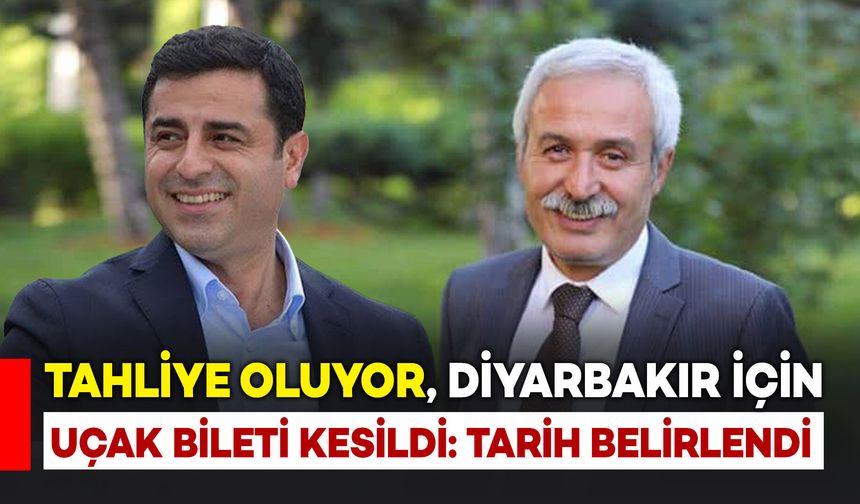 Tahliyesi verildi, Diyarbakır’a geliyor: Uçak saati belli oldu