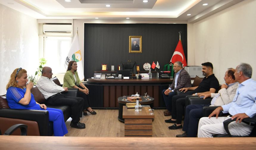 Sezgin Tanrıkulu’ndan Bismil Belediyesi’ne ziyaret