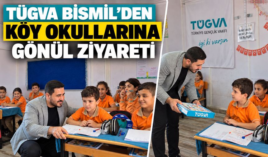 TÜGVA Bismil’den köy okullarına gönül ziyareti