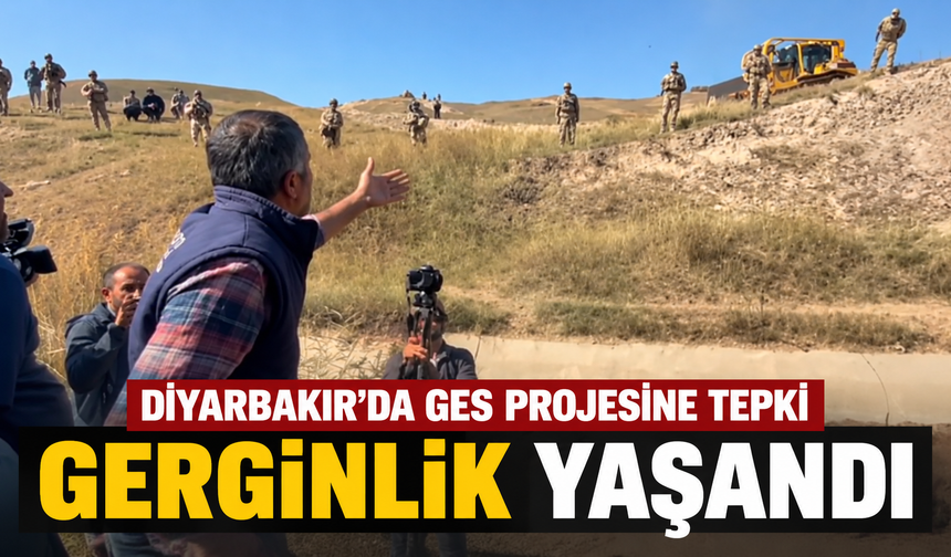 Diyarbakır'da GES Projesine Tepki: Gerginlik Yaşandı