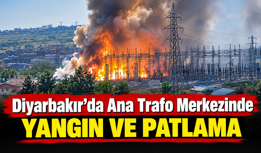 Diyarbakır’da Ana Trafo Merkezinde Yangın ve Patlama