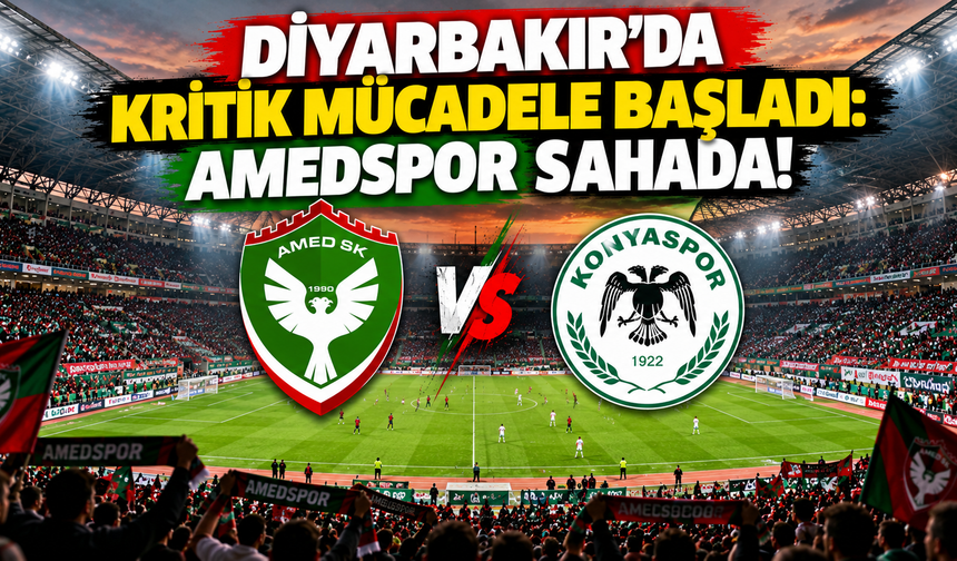 Diyarbakır'da Kritik Mücadele Başladı: Amedspor Sahada!