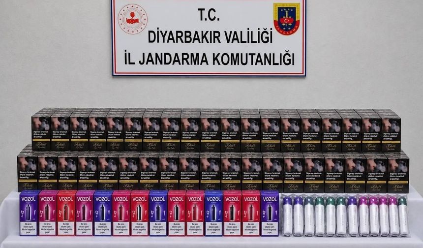 Diyarbakır’da Kaçakçılık Operasyonu: 32 Şüpheliye İşlem