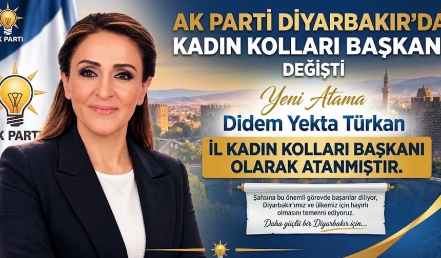 AK Parti Diyarbakır’da kadın kolları başkanı değişti