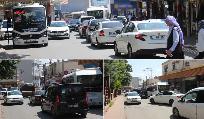 Ergani’de Botanik Park önündeki trafik sıkışıklığına çözüm çağrısı