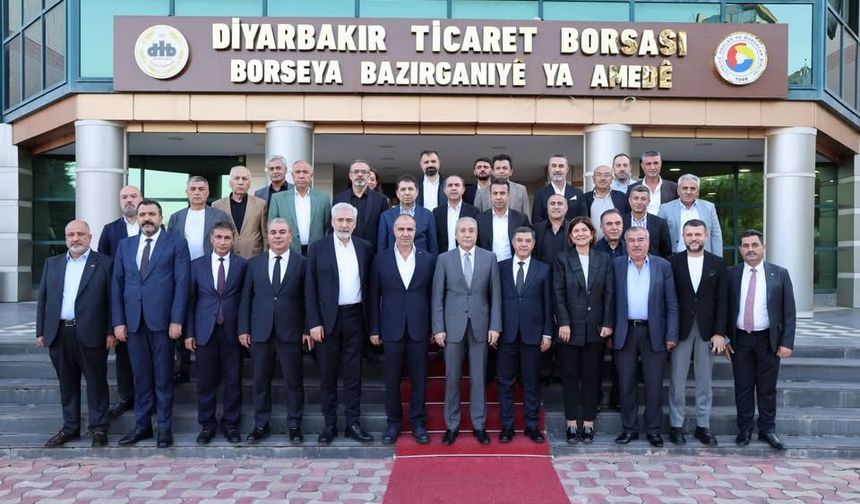 Diyarbakır’da Ticaret Borsası, DTSO ve DESOB’a Hayırlı Olsun Ziyareti
