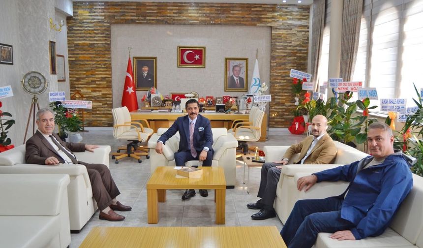 Kaymakam Sezik’e kurum ve siyasi parti temsilcilerinden ziyaret