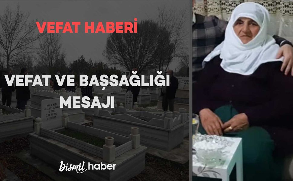 Yukarı Salat Köyü'nde Münevver İpekyüz vefat etmiştir
