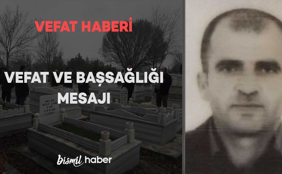 Akpınar Mahallesinde Salih Koluman vefat etmiştir