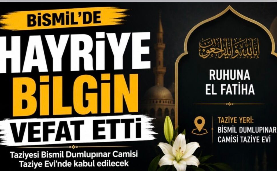 Bismil'de Hayriye Bilgin hayatını kaybetti