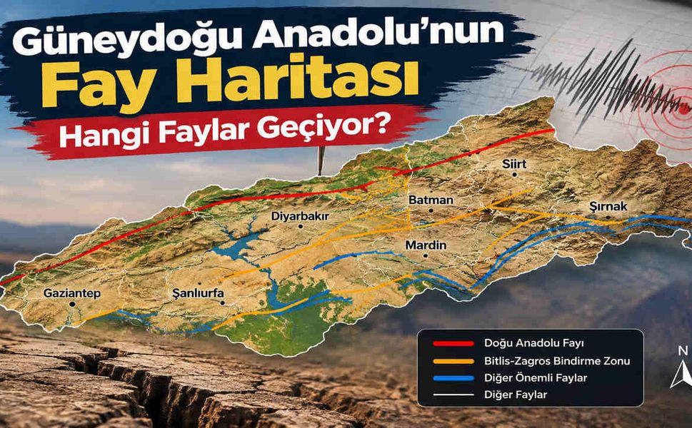 Güneydoğu Anadolu’nun Fay Haritası: Hangi Faylar Geçiyor?